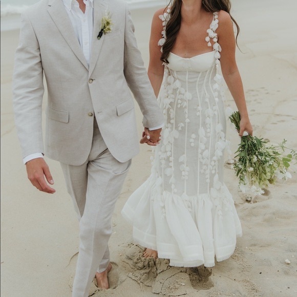 Zimmermann Botanica Silk Linen Petal Gown - Picture 7 of 15